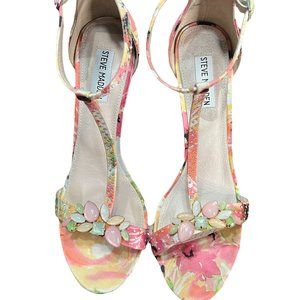 STEVE MADDEN WOMEN SHAWNA FLORA STILETTO SIZE 10